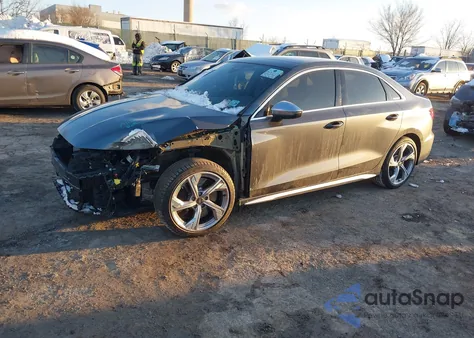 2023 Audi S3 Prestige Tfsi Quattro S Tronic from USA, damaged, VIN WAUJ3DGY1PA033881